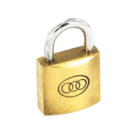 Securit-Tricircle-Brass-Padlock