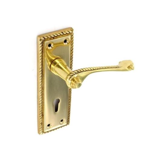 Securit-Georgian-Lock-Handles-Pair