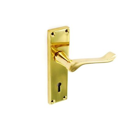 Securit-Victorian-Scroll-Lock-Handles-Pair