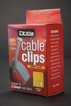 Dencon-Grey-Flat-Cable-Clips-10mm