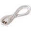Dencon-10M-TV-Fly-Lead-Coax-Plug-to-Coax-Plug-White