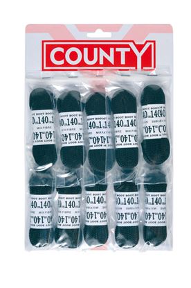 County-Football-Laces-Black