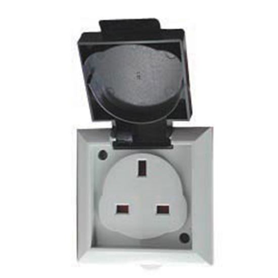 Dencon-Outdoor-IP54-1-Gang-13amp-Socket