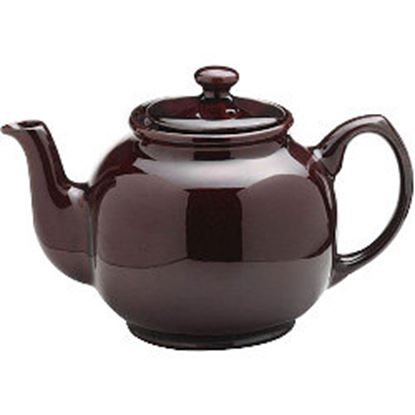 Price--Kensington-Rockingham-Brown-Gloss-Teapot