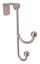 Headbourne-2-Polished-Chrome-Ball-Hooks-Over-The-Door-Hanger