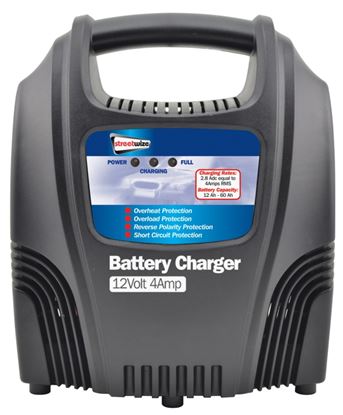 Streetwize-Battery-Charger---Plastic-Cased