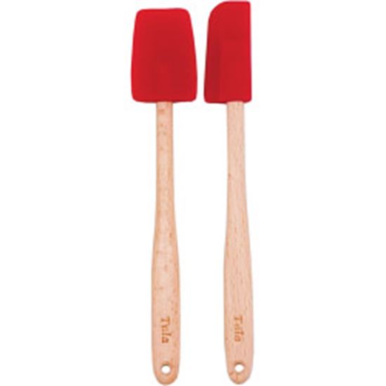 Tala-Silicone-Headed-SpatulasWooden-Handles-Set-of-2