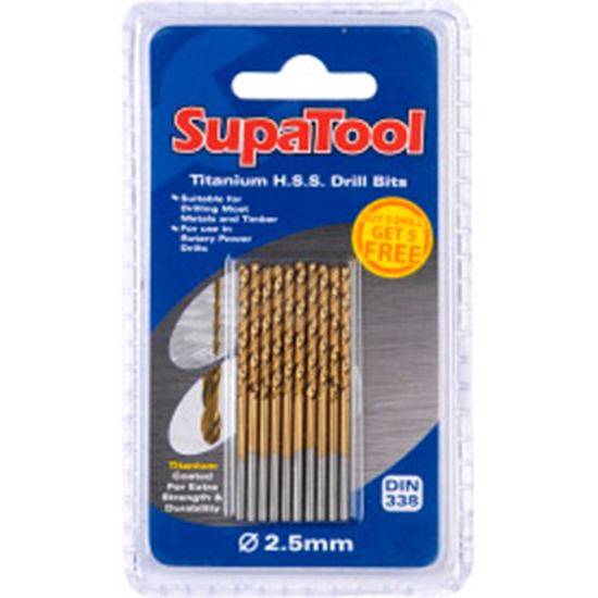 SupaTool-Titanium-Coated-HSS-Drill-Bits