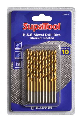 SupaTool-Titanium-Coated-HSS-Drill-Bits