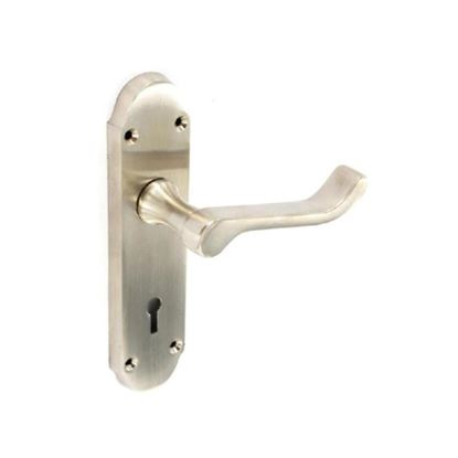 Securit-Brushed-Nickel-Shaped-Lock-Handles-1-Pair
