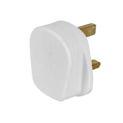 Securlec-13A-3-Pin-Plug-Fused-13A-to-BS1363White