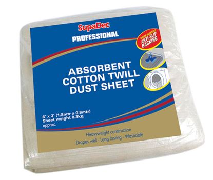 SupaDec-Absorbent-Cotton-Twill-Dust-Sheet