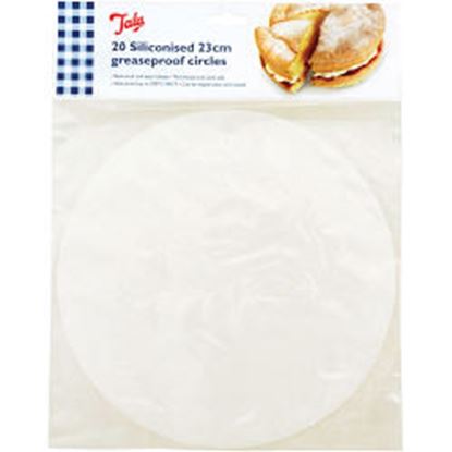 Tala-Siliconised-23cm-Cake-Circles-Greaseproof-Liners-Set-of-20