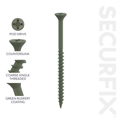 Securfix-Green-Decking-Screws