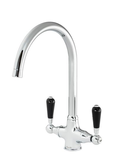 Reginox-Brooklyn-Tap-with-Black-Ceramic-Handles