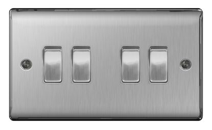 BG-Brushed-Steel-10ax-Plate-Switch-2-Way