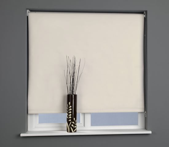 Universal-Plain-Black-Out-Roller-Blind-Almond