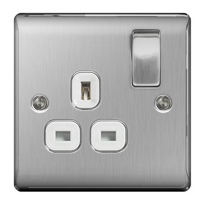 NEXUS-Brushed-Steel-Switched-Socket-13a-White-Inset