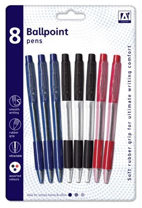 A-Star-Ballpoint-Pens-With-Grips