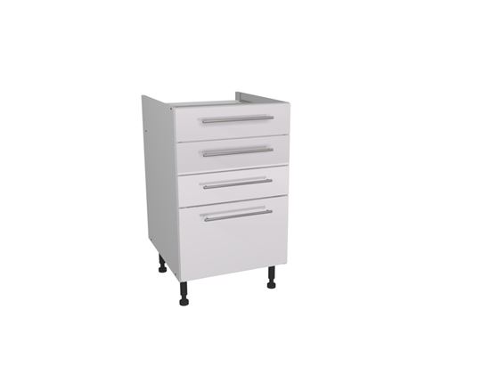 Gower-Rapide-Paris-White-4-Drawer-Unit