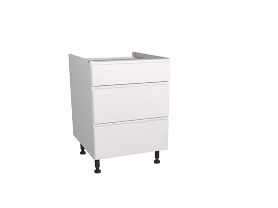 Gower-Rapide-Capri-White-3-Drawer-Unit