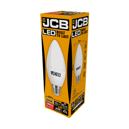 JCB-LED-Candle-470lm-Opal-6w