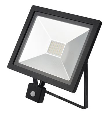 Dencon-Black-LED-Slim-Floodlight-With-PIR