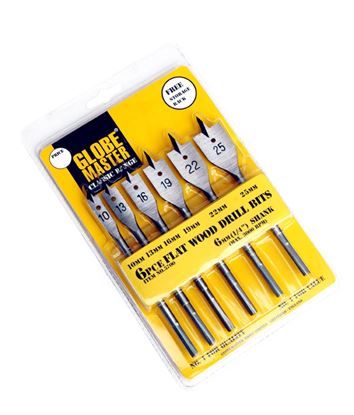 Globemaster-Flat-Wood-Drill-Bit-Set