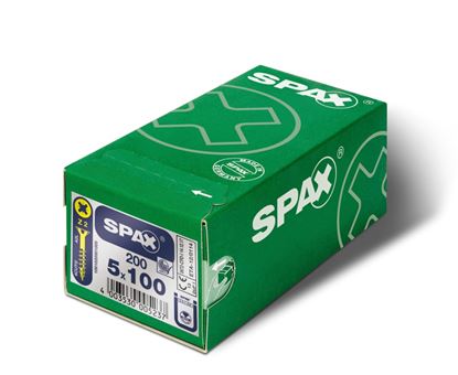 Spax-Flat-Countersunk-VP5-200-Pack