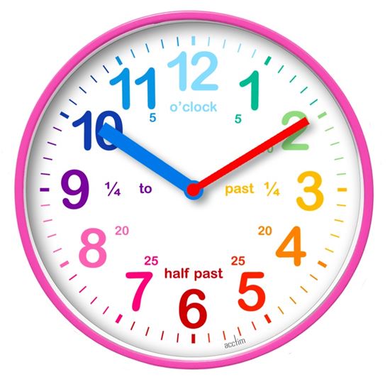 Acctim-Wickford-Kids-Time-Teach-Clock-20cm