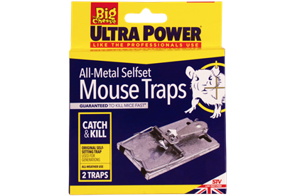 Ultra-Power-All-Metal-Self-Set-Mouse-Trap