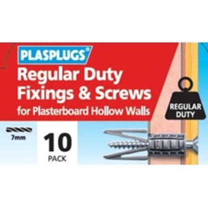 Plasplugs-Regular-Duty-Fixings--Screws