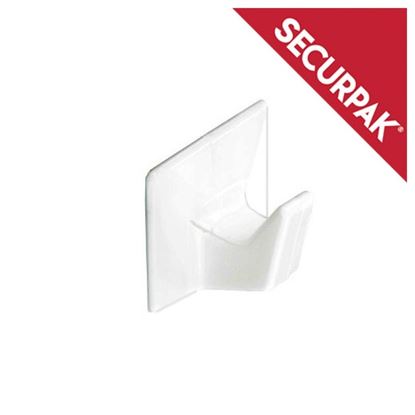 Securpak-White-Self-Adhesive-Hook