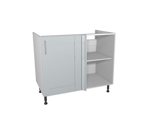 Gower-Rapide-Verona-Grey-Corner-Base-Unit