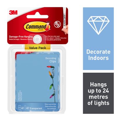 Command-Clear-Decorating-Clips-With-Clear-Strips-Value-Pack