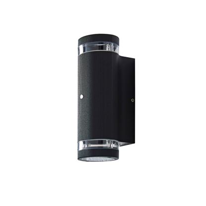 Zinc-Helix-UpDown-Wall-Light-with-Photocell-Sensor