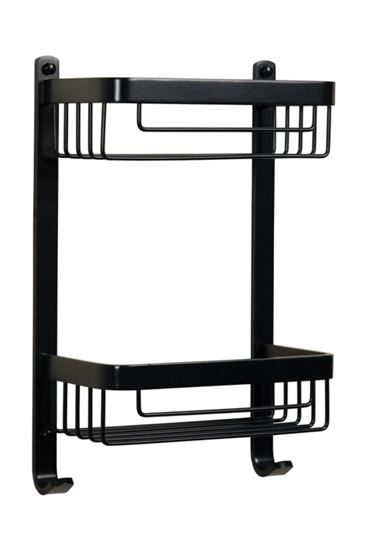 Croydex-Aluminium-Chunk-2-Tier-Basket