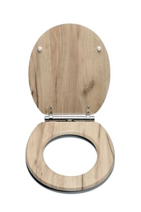 Croydex-Grey-Oak-Flexi-Fix-Toilet-Seat