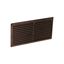 Securit-Plastic-Louvre-Vent-Brown-Fixed-Fly