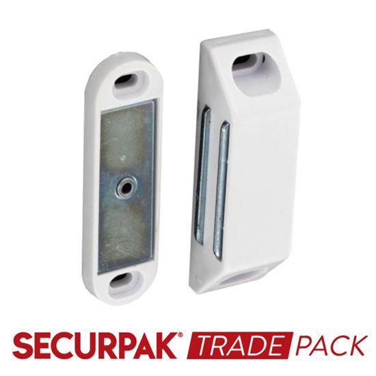 Securpak-Trade-Pack-Hd-Magnetic-Catches-White-6Kg