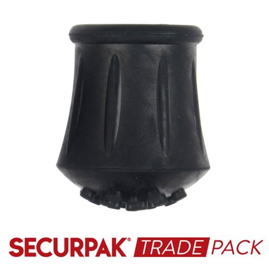 Securpak-Trade-Pack-Walking-Stick-Ferrule-Black-19mm
