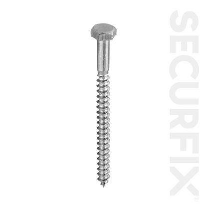 Securfix-Trade-Pack-Coach-Screw-DIN571-Zinc-Plated-M6X40mm