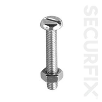 Securfix-Trade-Pack-Pan-Head-MachScrew-Zinc-Plated-M5X75