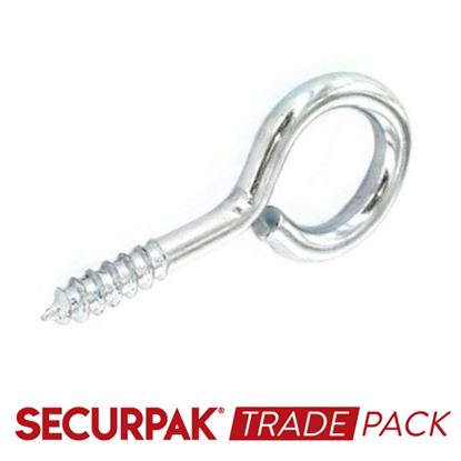 Securpak-Trade-Pack-Vine-Eye-Zinc-Plated-75mmx12
