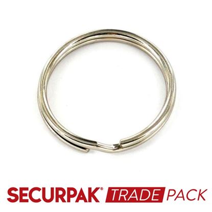Securpak-Trade-Pack-Steel-Split-Key-Ring-Zinc-Plated-19mm