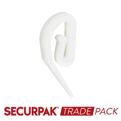 Securpak-Trade-Pack-Curtain-Hook-Plastic-White
