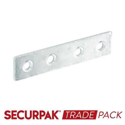 Securpak-Trade-Pack-Mending-Plate-Zinc-Plated-75mm