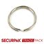 Securpak-Trade-Pack-Steel-Split-Ring-Zinc-Plated-33mm