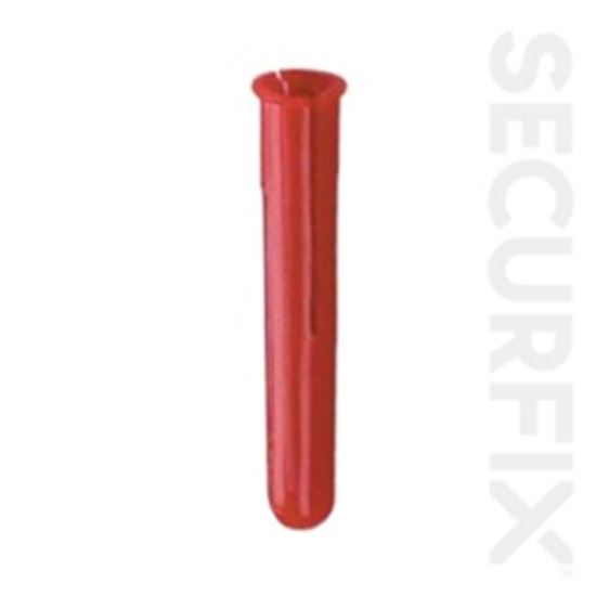 Securfix-Standard-Wall-Plugs-Red