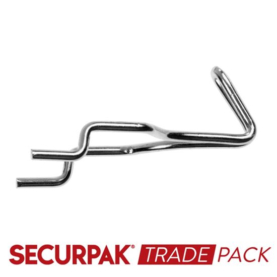 Securpak-Trade-Pack-Single-Pegboard-Hook-Zinc-Plated